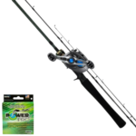 Cheap Baitcast Travel Combo